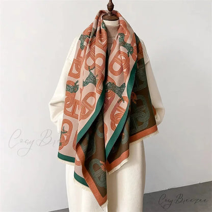 Fashion Cashmere Pashmina Scarf red1 scarf-241228