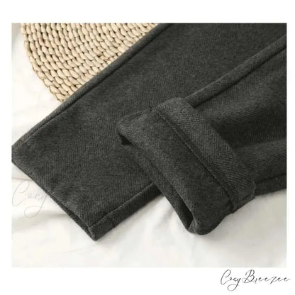 Fashion Office Wear High Waist Harem Pencil Trousers Autumn Winter Pants Black / S