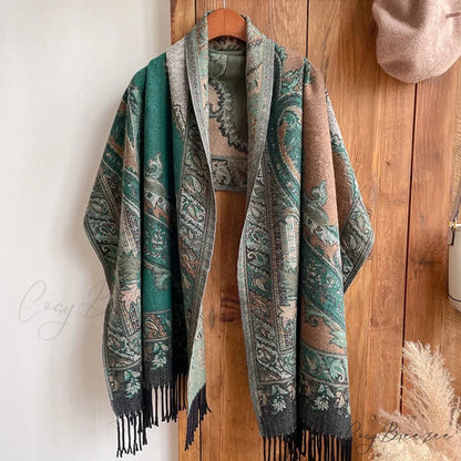 Fashion Premium Brand Winter Poncho Scarf scarf-241228