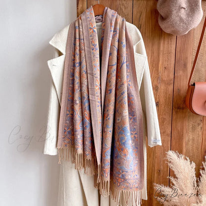 Fashion Premium Brand Winter Poncho Scarf Color15 scarf-241228