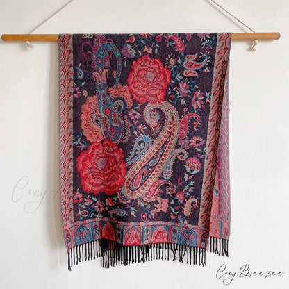 Fashion Premium Brand Winter Poncho Scarf Color9 scarf-241228