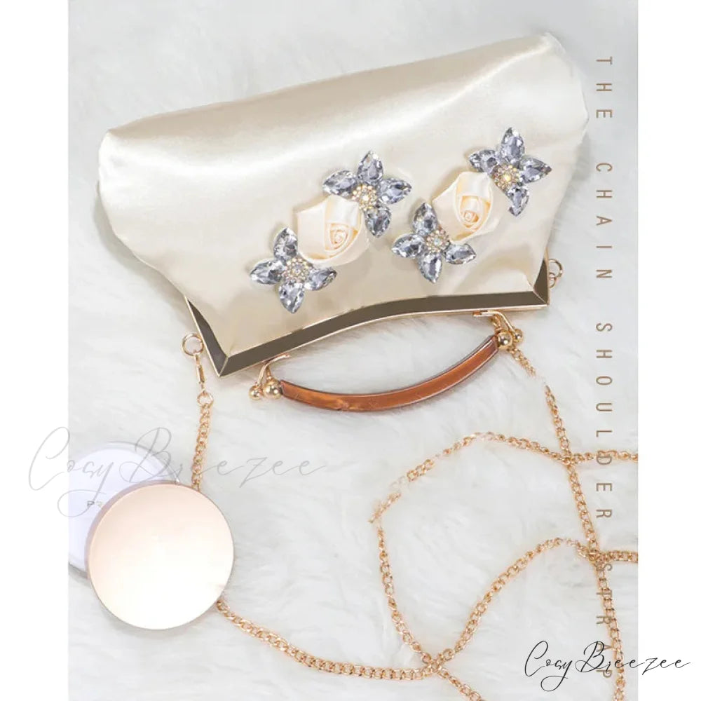 Fashion Rhinestone Evening Clutch Wristlet wristlet-250126