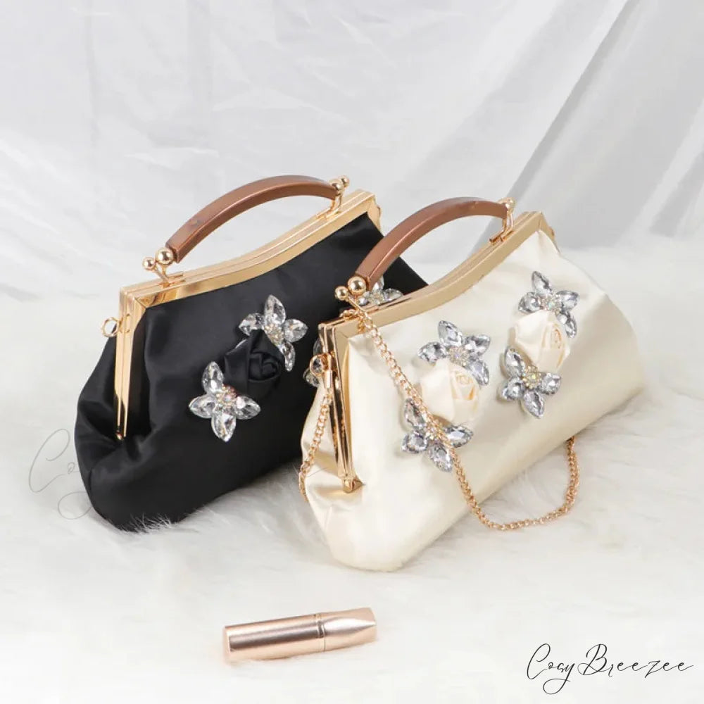 Fashion Rhinestone Evening Clutch Wristlet wristlet-250126