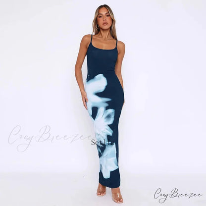 Fashion Sleeveless Slip Long Maxi Dress