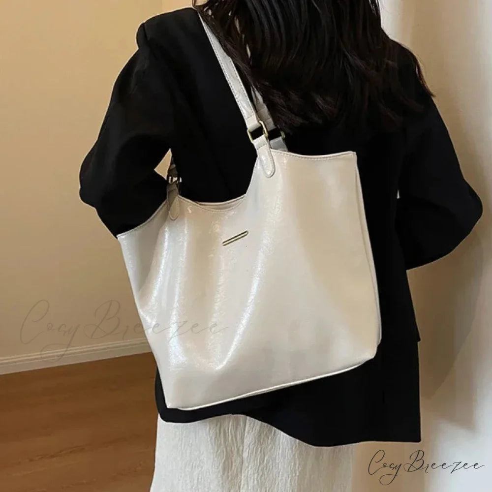 Fashion Straw Summer Beach Bag Beige shoulder-250126
