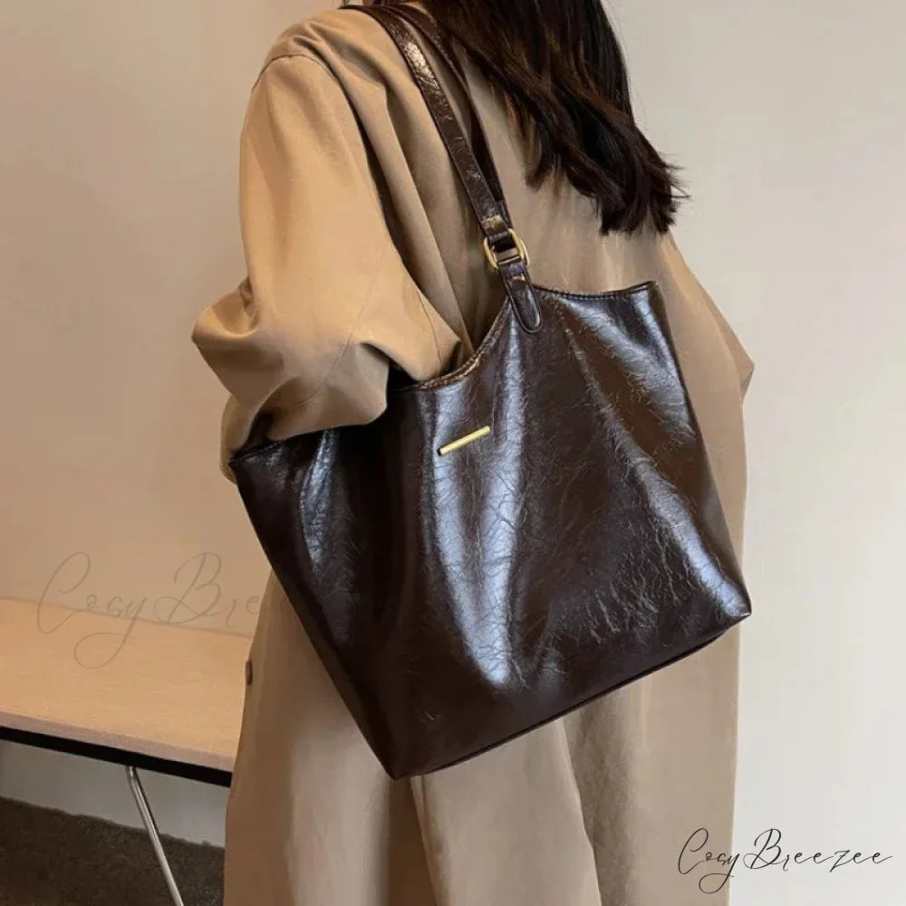 Fashion Straw Summer Beach Bag Coffee shoulder-250126