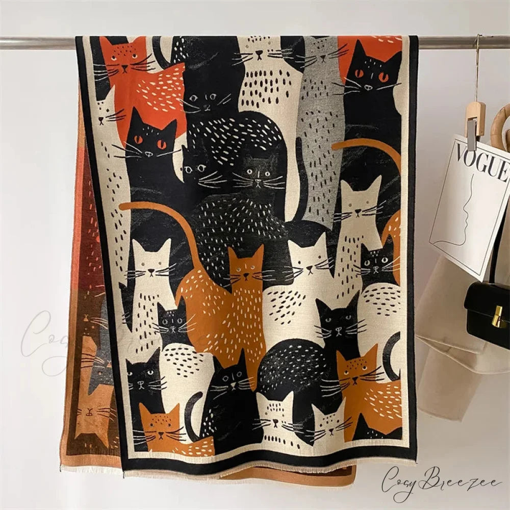 Fashion Thick Shawl Wrap Cashmere Scarf scarf-241228