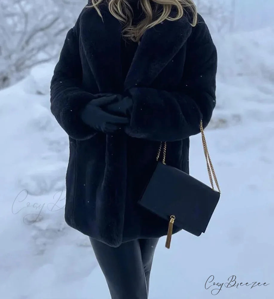 Faux Fur Thick Winter Coat