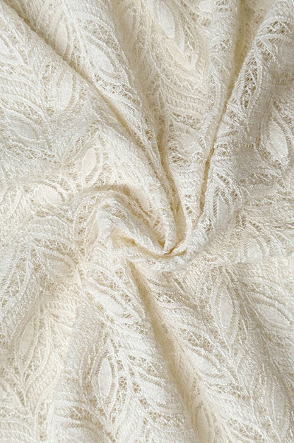 Knit Jacquard Long Sleeve Boho Dress