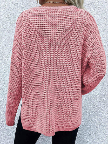 Arm Notched with Long Sweater Detail