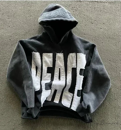 Flash Diamond Oversized Hoodie black 3 / M hoodies-241228