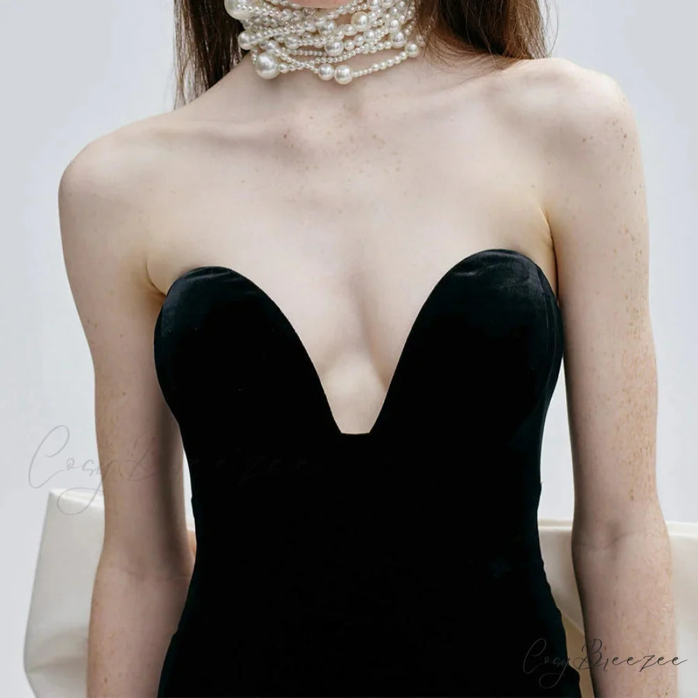 Floor-Length Open-Back Sequin Prom Dress promdress-250223