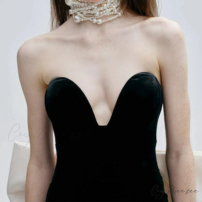 Floor-Length Open-Back Sequin Prom Dress promdress-250223
