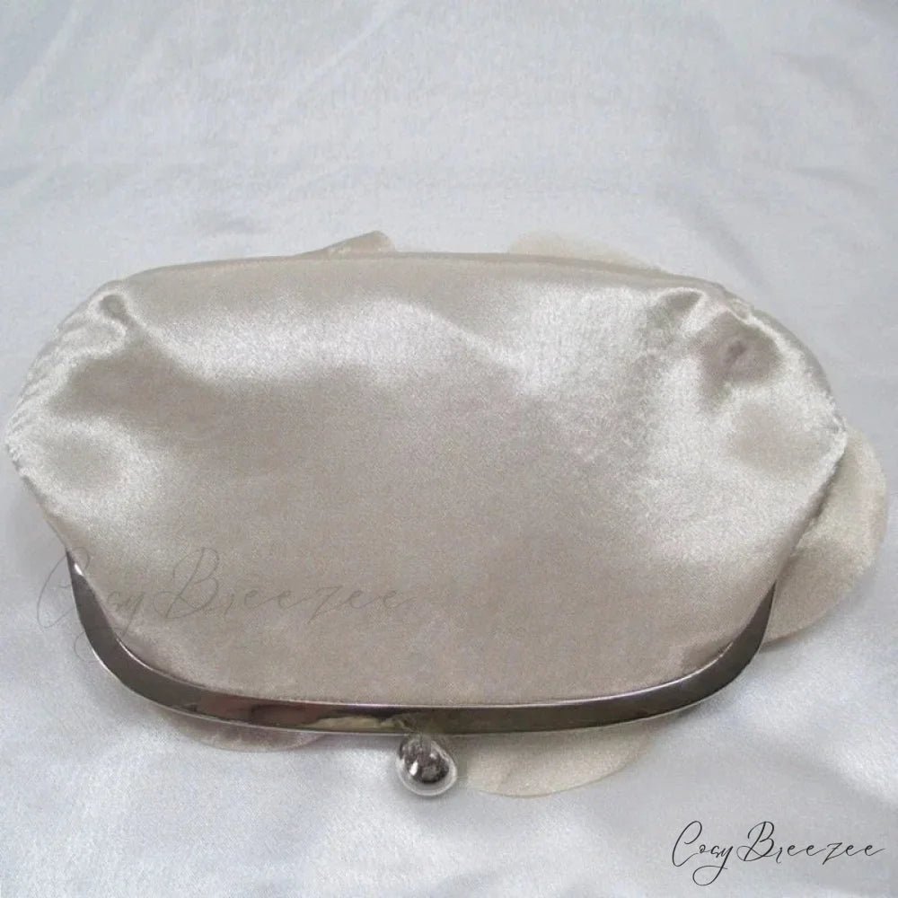 Floral Design Evening Bag Wedding Chain Clutch Bag clutchbag-250126
