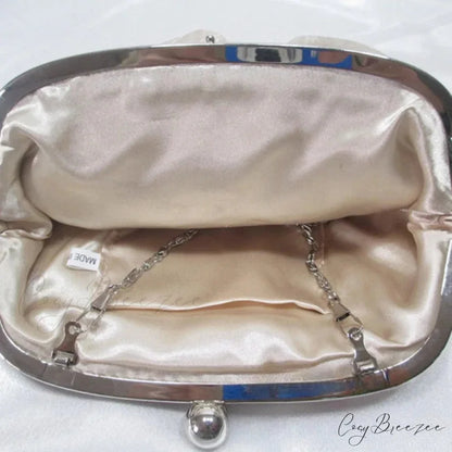 Floral Design Evening Bag Wedding Chain Clutch Bag clutchbag-250126