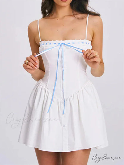 Floral Puffy-Sleeve Mini Dress minidress-250223