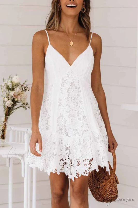 Florcoo Open Back Long Modern Sleeve Solid Color Midi Dresses S / White