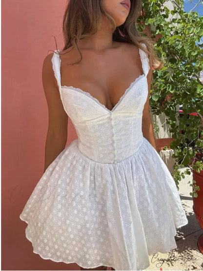 Fluffy Skirt Patchwork Mini Dress minidress-250223