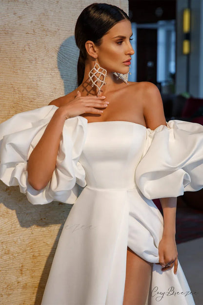 Forever Is Ours Trendy Satin Strapless Maxi Dress