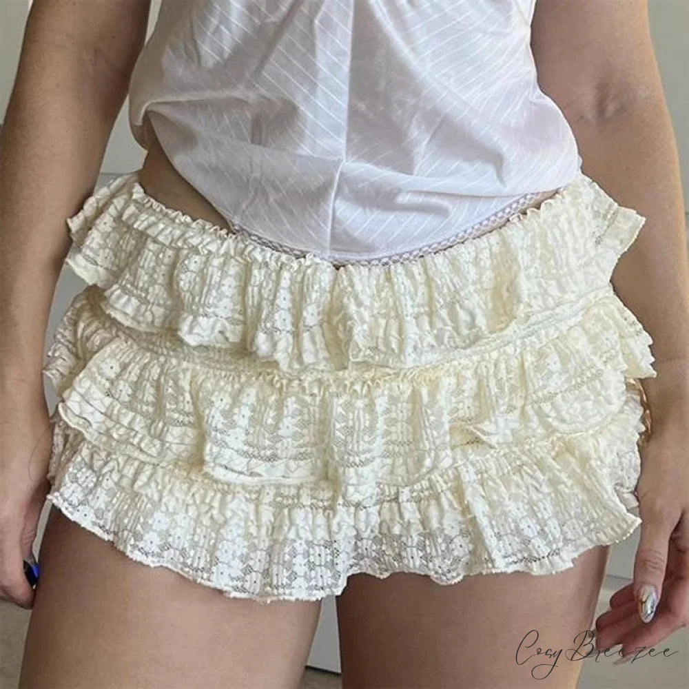 Frilly Tiered Bloomer Skirt skirts-250223