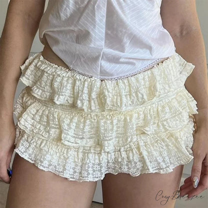 Frilly Tiered Bloomer Skirt skirts-250223