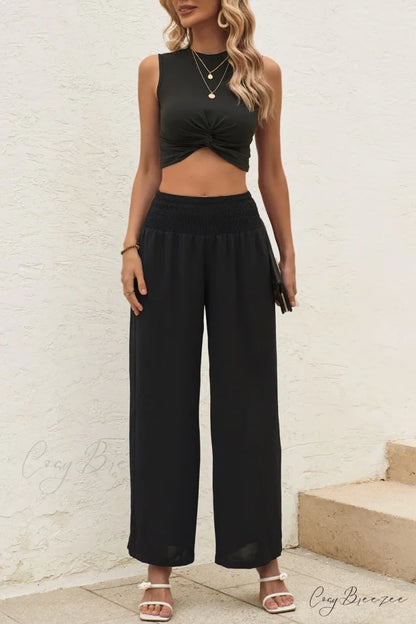 Front and Pants Tank Twist Set