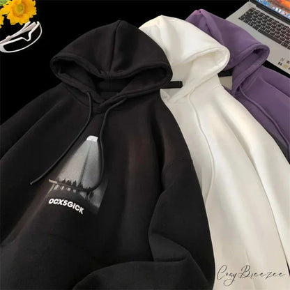 Funny Graphic Fleece Y2K Hoodie hoodies-241228