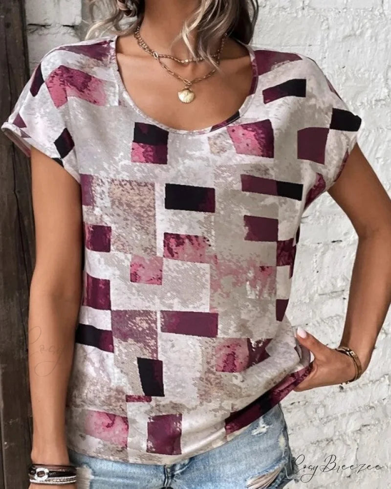 Geometric Design Tee