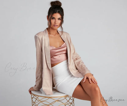 Glamour Glitter Blazer GOLD / S