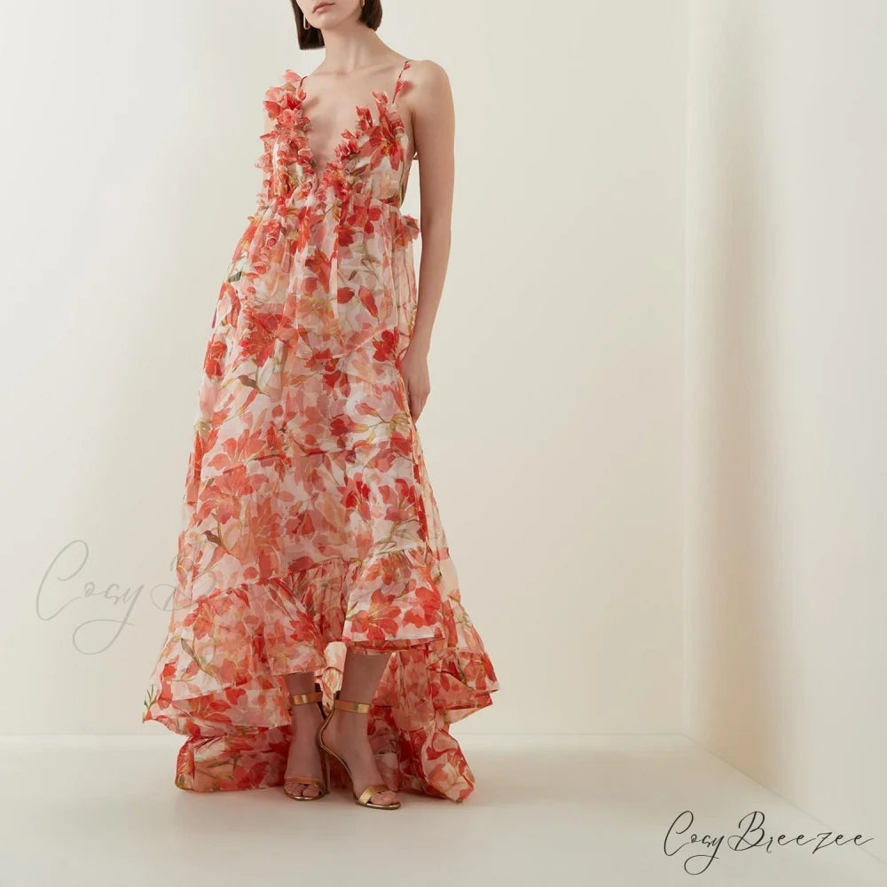 Gleaming Glitter Open-Back Formal Dress pink / S promdress-250223