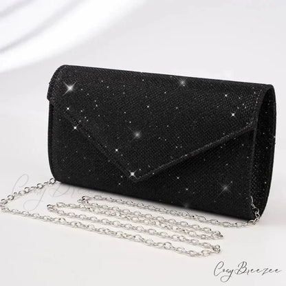 Glitter Envelope Evening Clutch Women’s Day Wedding Party Crossbody Bag clutchbag-250126