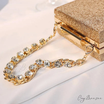 Glitter Evening Clutch Wallet wristlet-250126