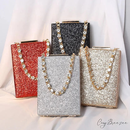 Glitter Evening Clutch Wallet wristlet-250126