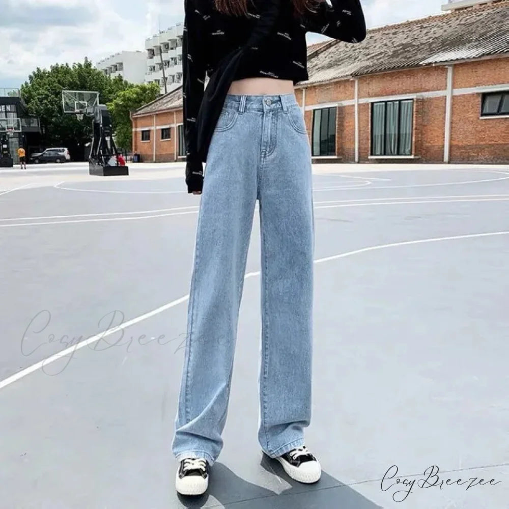 Gothic Retro Embroidery Halloween Pants Light Blue / S