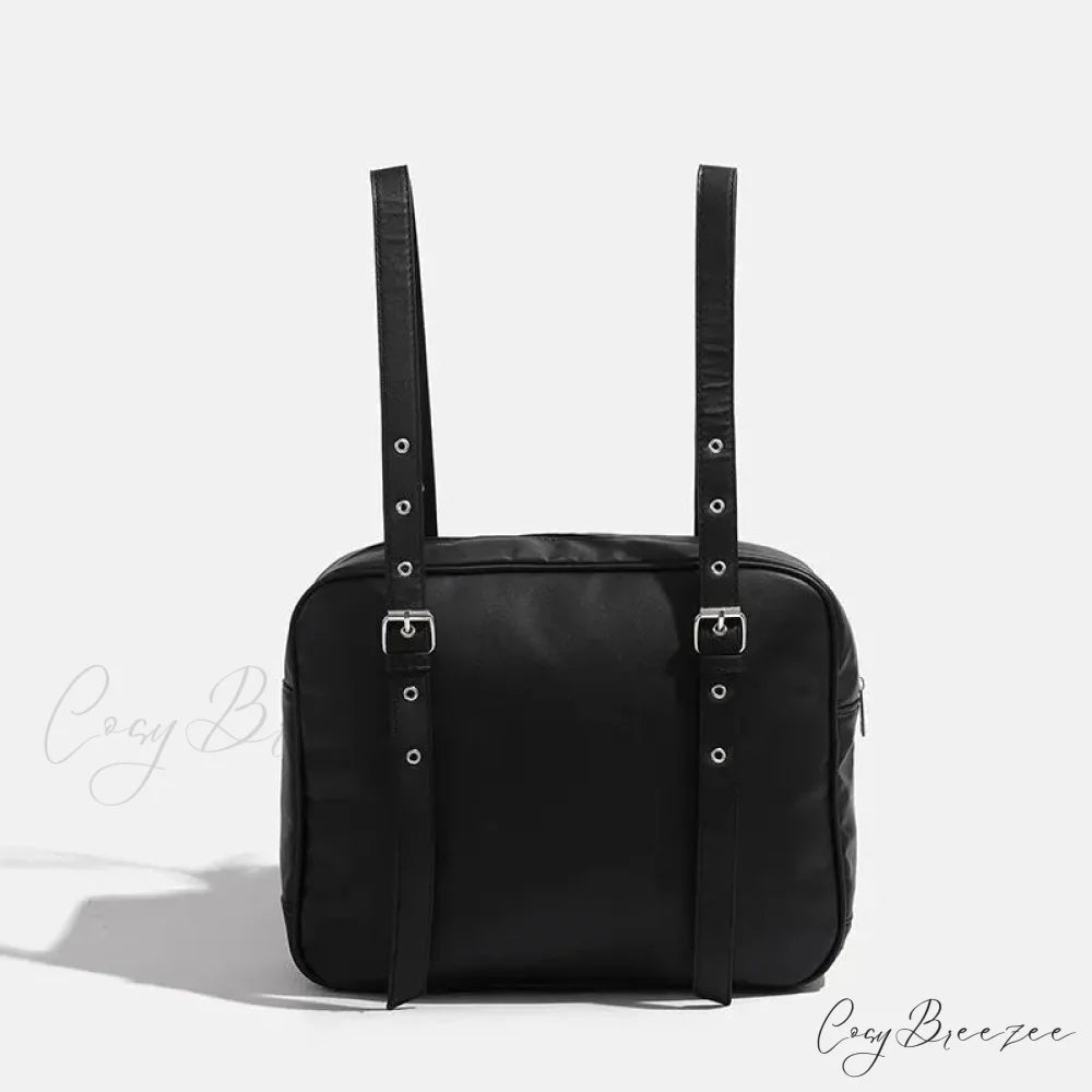 Gothic Sweet Lolita Large Capacity Y2K Bag Black / 35cmX27.5CMX9.5cm