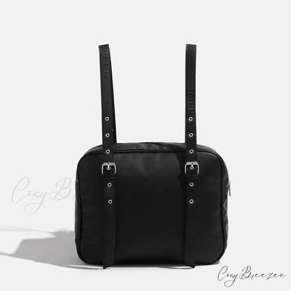 Gothic Sweet Lolita Large Capacity Y2K Bag Black / 35cmX27.5CMX9.5cm