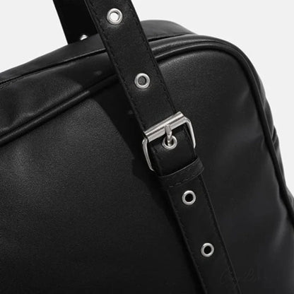 Gothic Sweet Lolita Large Capacity Y2K Bag Black / 35cmX27.5CMX9.5cm