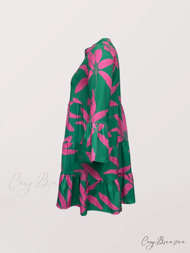 Gown for Design Bell Flowered Arm Women