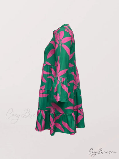 Gown for Design Bell Flowered Arm Women