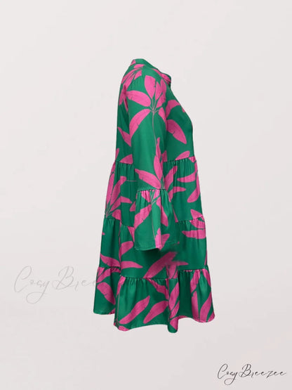 Gown for Design Bell Flowered Arm Women