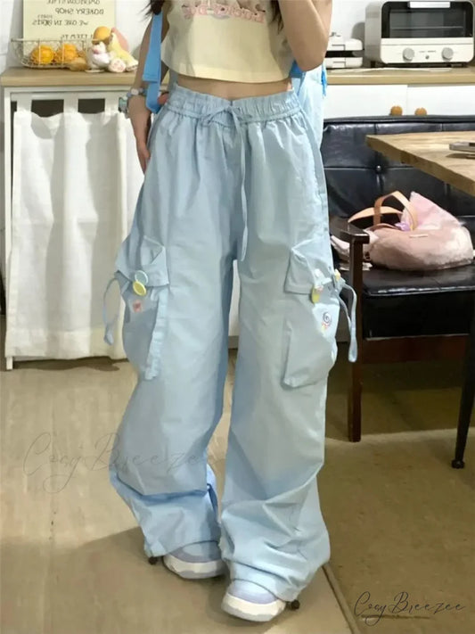 Graffiti Spacious Stretchy Pull-Tie Jogger Pant pant-250223
