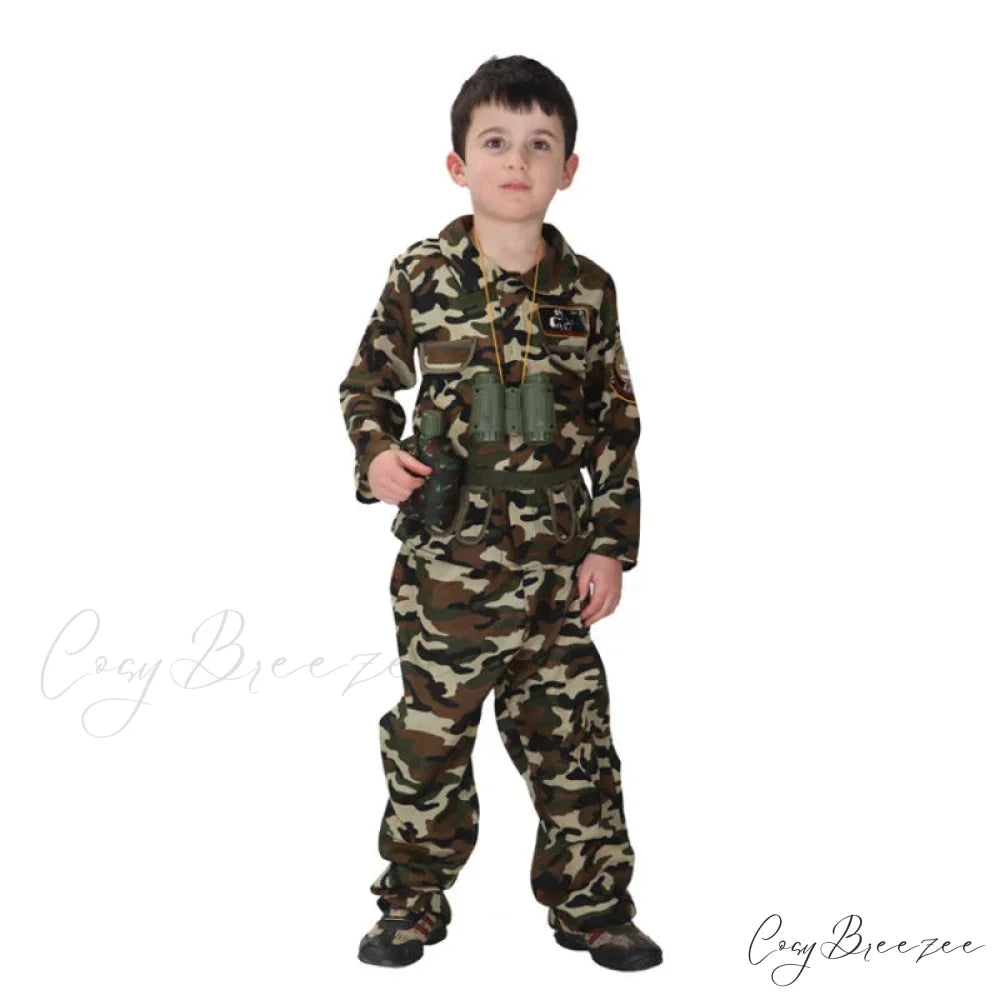 Greek Warrior Gladiator Knight Kid Costumes B-0047 (No props) / M(height 110-120cm)