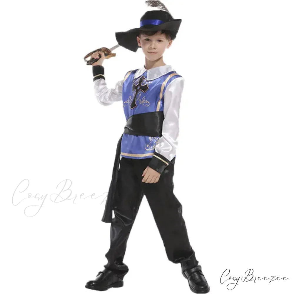 Greek Warrior Gladiator Knight Kid Costumes B-0157 (No Sword) / M(height 110-120cm)