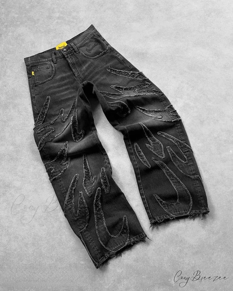 Grunge Y2K Retro Casual Halloween Pants 1 / S