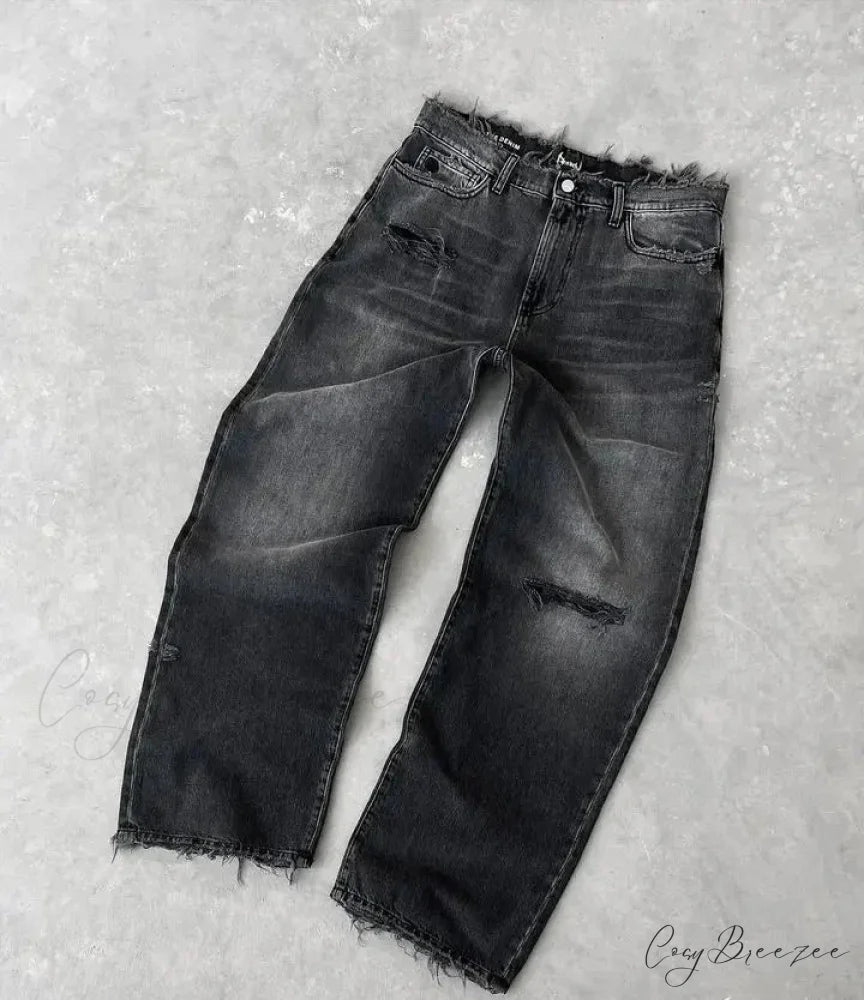Grunge Y2K Retro Casual Halloween Pants 4 / S