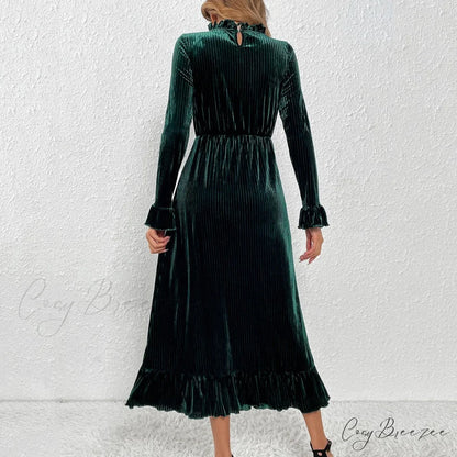 Halter Tassel Sequin Split Party V Neck Backless Cocktail Gown Prom Sexy Women’s Maxi Floor Length Dress