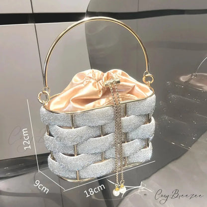 Handmade Rhinestone Crystal Luxury Clutch Bag clutchbag-250126