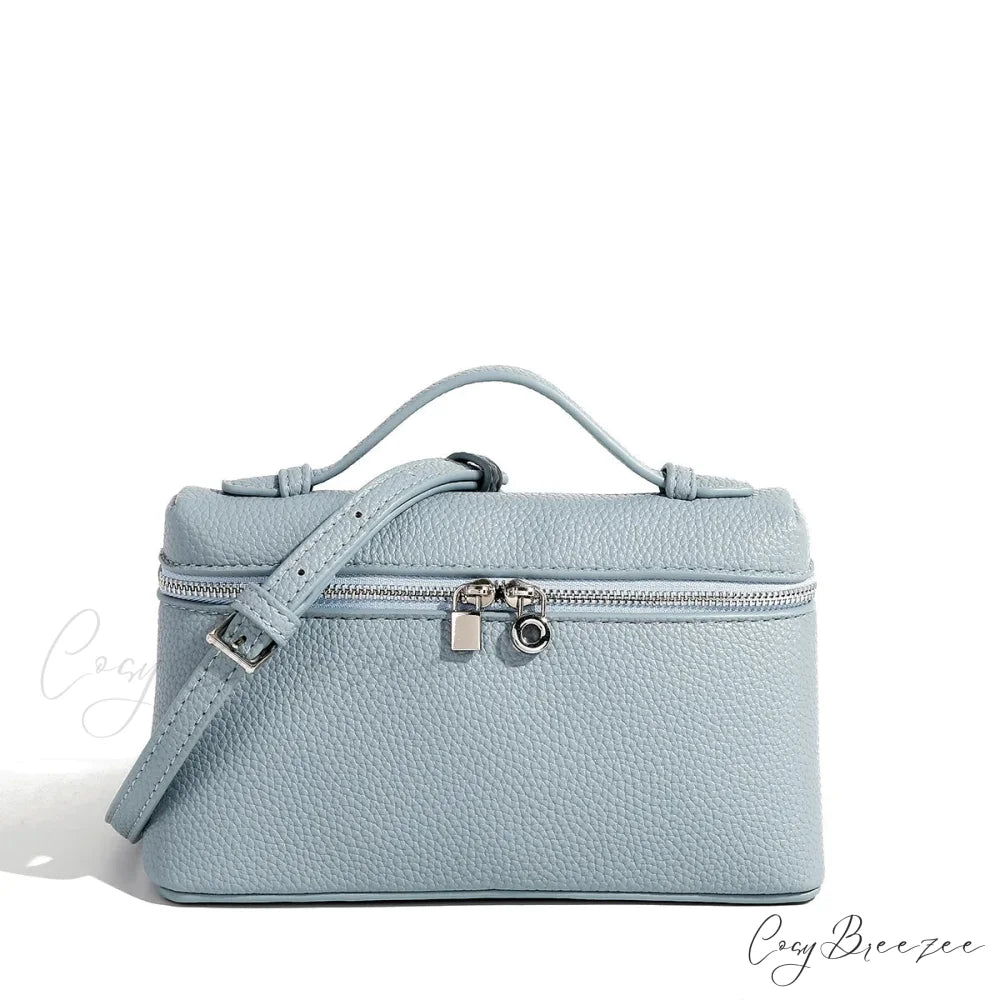 Handwoven Straw Beach Crossbody Handbag Blue handbag-250126