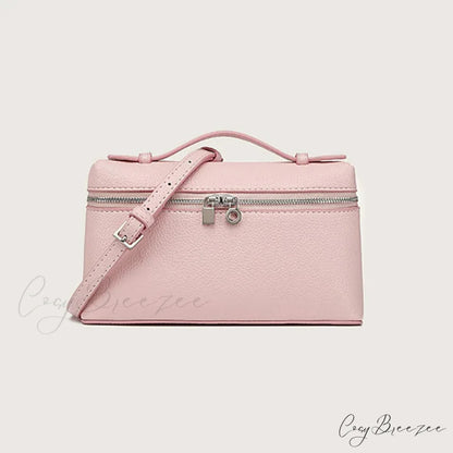 Handwoven Straw Beach Crossbody Handbag Pink handbag-250126