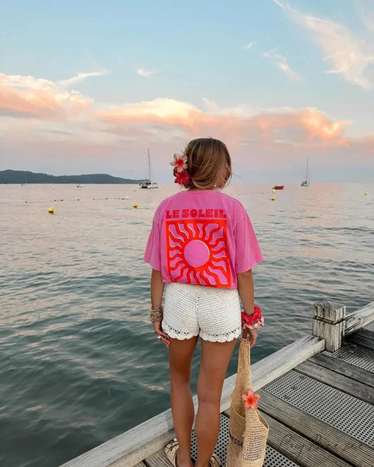 Harajuku Casual Summer Food T-shirt pink / S t-shirt-250223